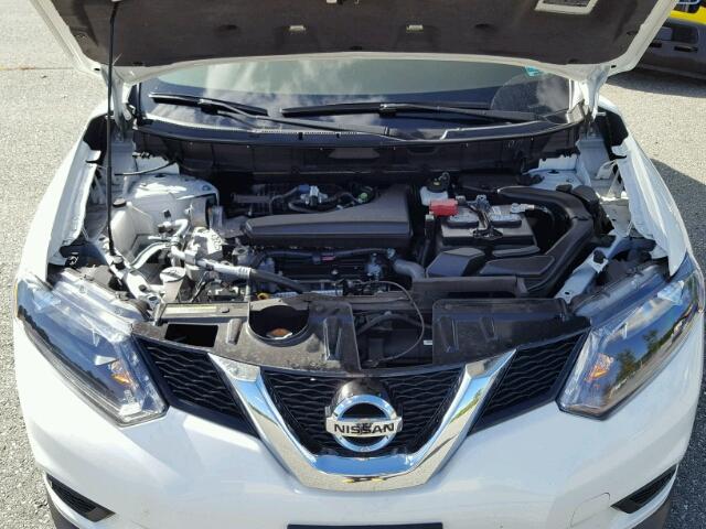 5N1AT2MV4GC798410 - 2016 NISSAN ROGUE S WHITE photo 7