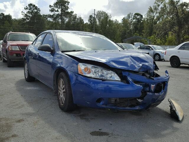 1G2ZG558664265784 - 2006 PONTIAC G6 SE1 BLUE photo 1