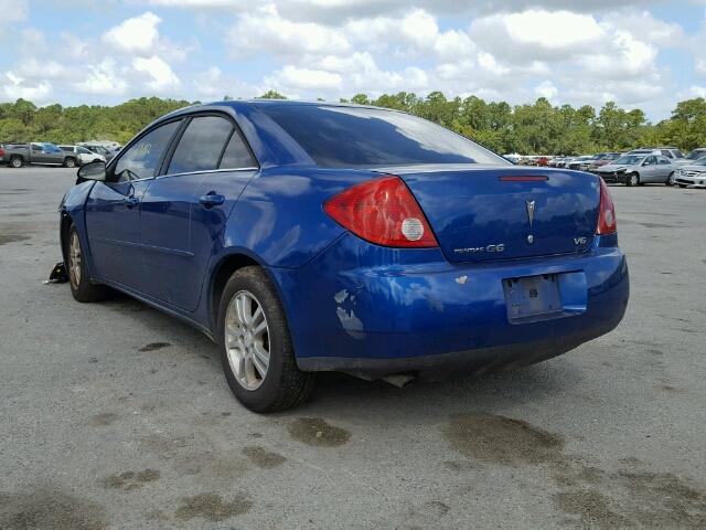 1G2ZG558664265784 - 2006 PONTIAC G6 SE1 BLUE photo 3