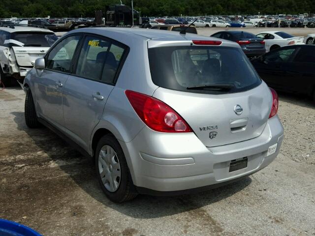 3N1BC1CP4BL406130 - 2011 NISSAN VERSA S SILVER photo 3