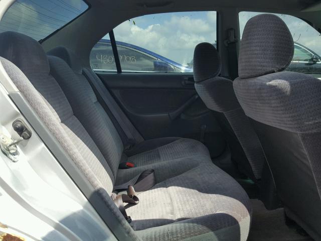 2HGEJ6616YH516135 - 2000 HONDA CIVIC BASE SILVER photo 6