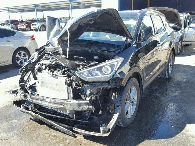 5NMZUDLBXHH012913 - 2017 HYUNDAI SANTA FE S 黑色 照片 2