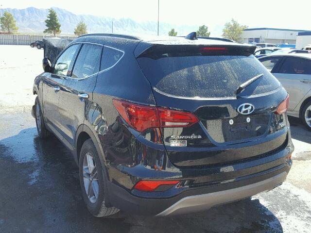 5NMZUDLBXHH012913 - 2017 HYUNDAI SANTA FE S 黑色 照片 3