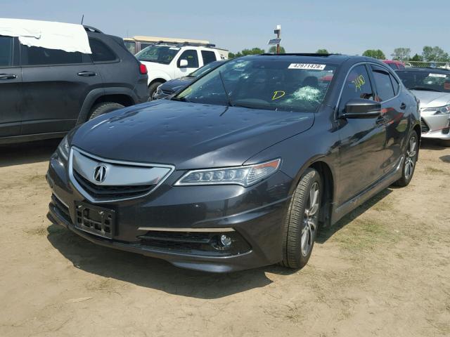 19UUB3F79GA004166 - 2016 ACURA TLX ADVANC GRAY photo 2