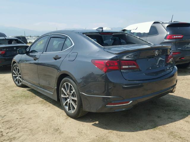 19UUB3F79GA004166 - 2016 ACURA TLX ADVANC GRAY photo 3