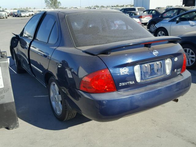 3N1CB51D36L562284 - 2006 NISSAN SENTRA BLUE photo 3