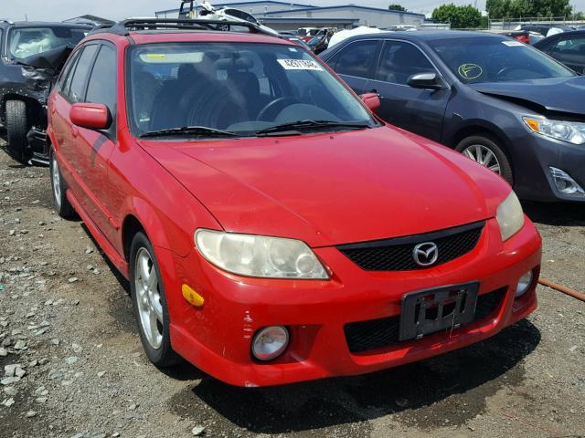 JM1BJ245421582124 - 2002 MAZDA PROTEGE PR RED photo 1