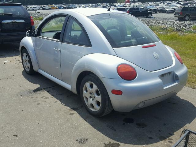 3VWCK21C63M443179 - 2003 VOLKSWAGEN NEW BEETLE SILVER photo 3