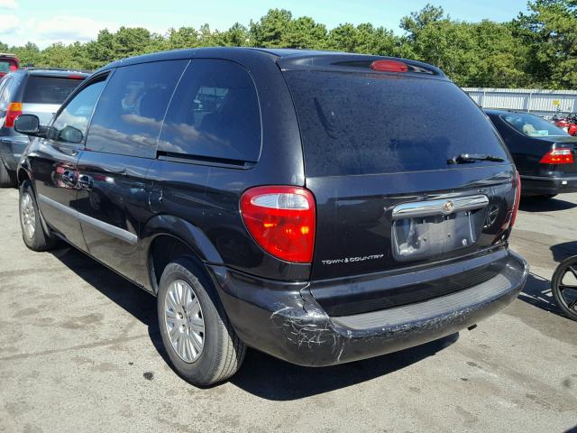 1A4GJ45R37B223748 - 2007 CHRYSLER TOWN & COU BLACK photo 3