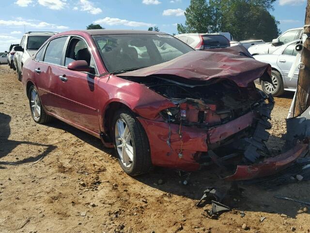 2G1WU583681202392 - 2008 CHEVROLET IMPALA LTZ BURGUNDY photo 1