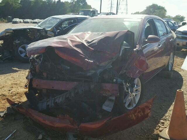 2G1WU583681202392 - 2008 CHEVROLET IMPALA LTZ BURGUNDY photo 2