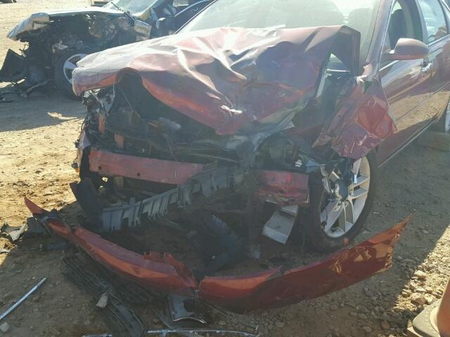 2G1WU583681202392 - 2008 CHEVROLET IMPALA LTZ BURGUNDY photo 9