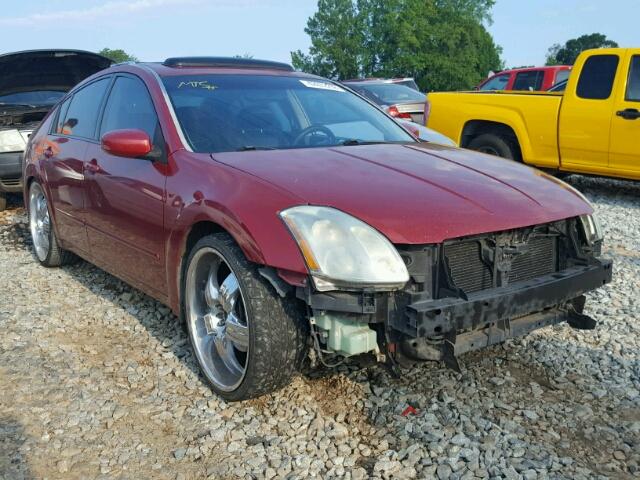 1N4BA41E94C912918 - 2004 NISSAN MAXIMA SE BURGUNDY photo 1