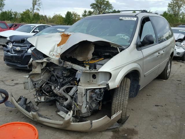 2D4GP44L25R187876 - 2005 DODGE GRAND CARA 金色 照片 2