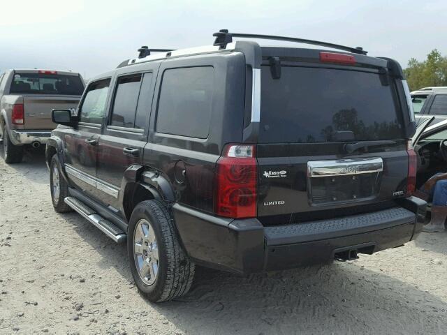 1J8HH58277C570674 - 2007 JEEP COMMANDER BLACK photo 3