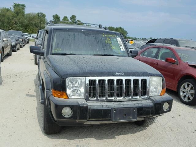 1J8HH58277C570674 - 2007 JEEP COMMANDER BLACK photo 9