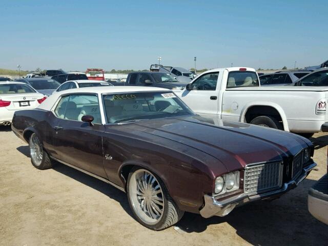 3J57K2R122822 - 1972 OLDSMOBILE CUTLASS BROWN photo 1