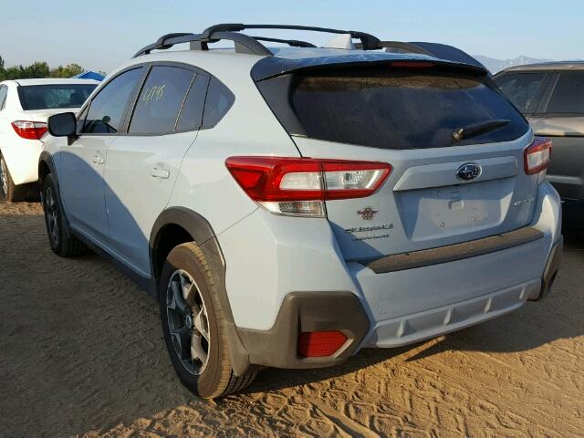 JF2GTADC9J8277010 - 2018 SUBARU CROSSTREK BLUE photo 3