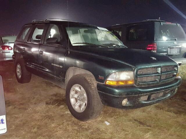 1B4HR28Y9YF138821 - 2000 DODGE DURANGO GREEN photo 1