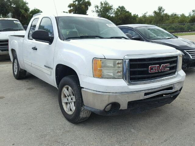 1GTEC29029Z223354 - 2009 GMC SIERRA C15 WHITE photo 1