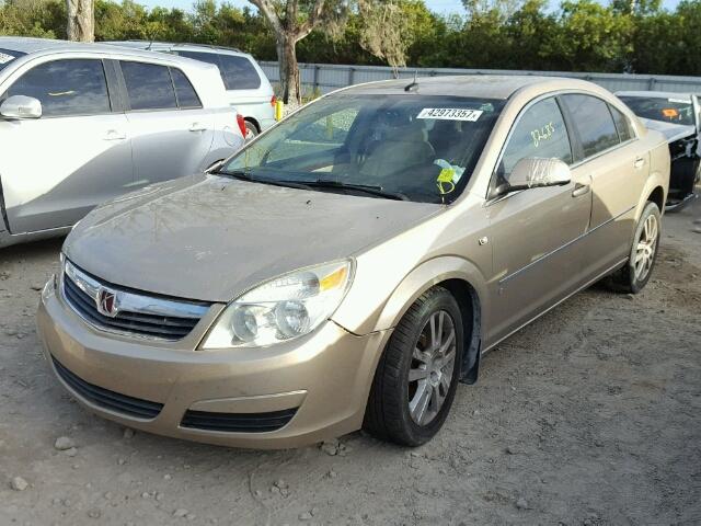 1G8ZS57N27F182107 - 2007 SATURN AURA GOLD photo 2