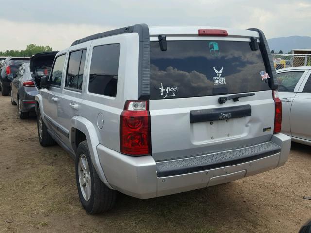 1J8HH48P87C634176 - 2007 JEEP COMMANDER 银色 照片 3