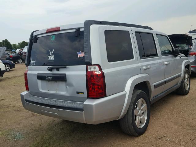 1J8HH48P87C634176 - 2007 JEEP COMMANDER 银色 照片 4