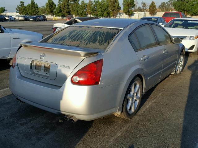 1N4BA41E94C917035 - 2004 NISSAN MAXIMA SE SILVER photo 4