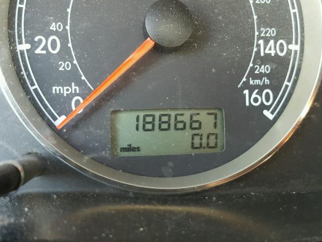 WVWWH63B11E264917 - 2001 VOLKSWAGEN PASSAT GLX BLUE photo 8