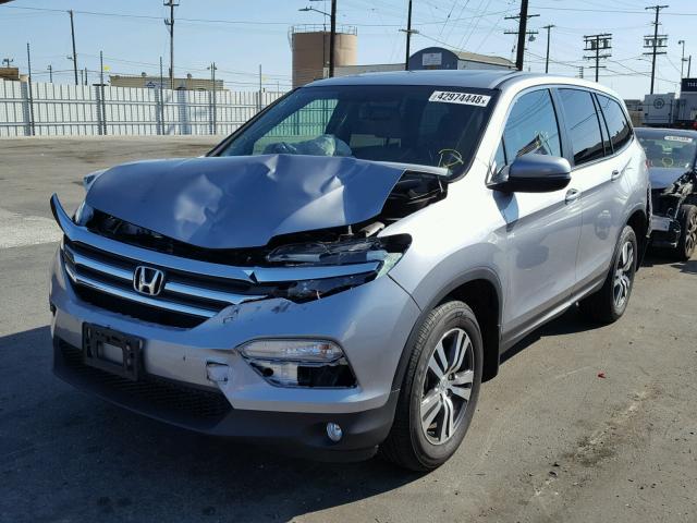 5FNYF6H79HB033663 - 2017 HONDA PILOT EXLN SILVER photo 9