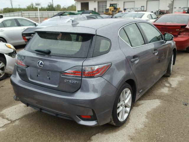 JTHKD5BH7G2257537 - 2016 LEXUS CT GRAY photo 4