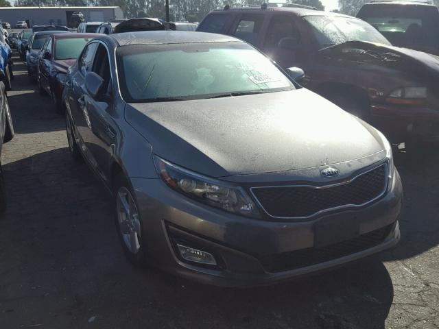 5XXGM4A71FG502755 - 2015 KIA OPTIMA LX GRAY photo 1