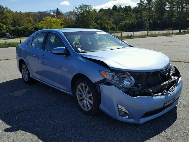 4T4BF1FK1DR282512 - 2013 TOYOTA CAMRY L BLUE photo 1