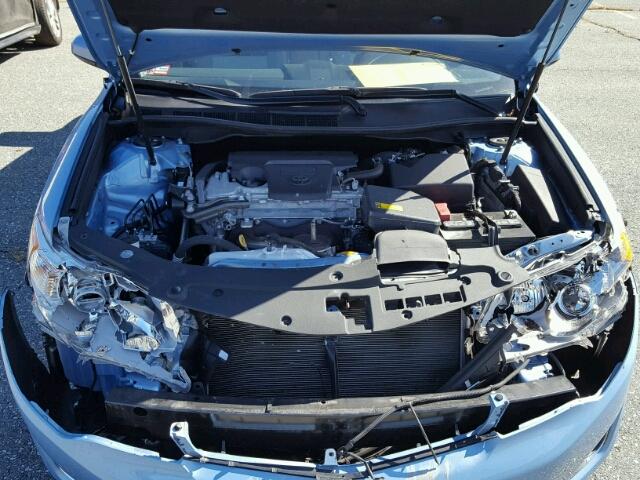 4T4BF1FK1DR282512 - 2013 TOYOTA CAMRY L BLUE photo 7