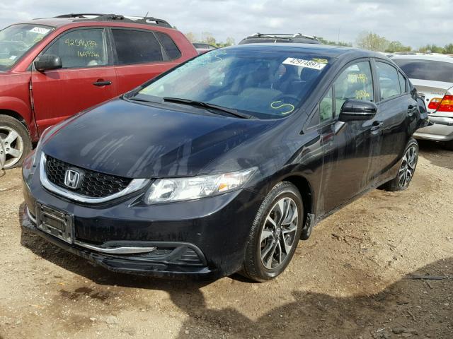 2HGFB2F88EH545784 - 2014 HONDA CIVIC BLACK photo 2