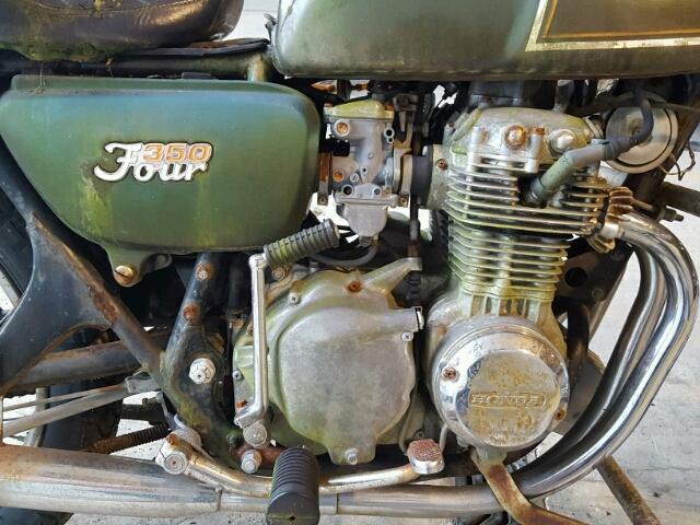 CB350F1002691 - 1972 HONDA CB350 GREEN photo 7