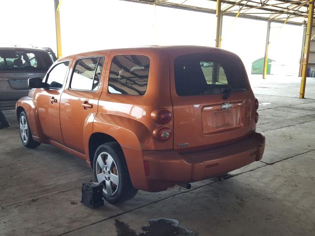 3GNCA13D98S680250 - 2008 CHEVROLET HHR LS ნარინჯისფერი ფოტო 3