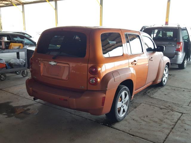 3GNCA13D98S680250 - 2008 CHEVROLET HHR LS ნარინჯისფერი ფოტო 4