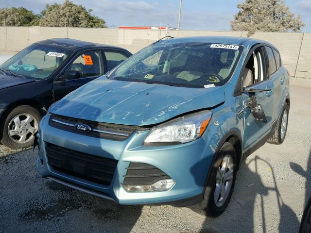 1FMCU0GX3DUD33520 - 2013 FORD ESCAPE SE TURQUOISE photo 2