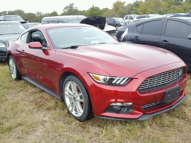 1FA6P8TH0H5292341 - 2017 FORD MUSTANG RED photo 1