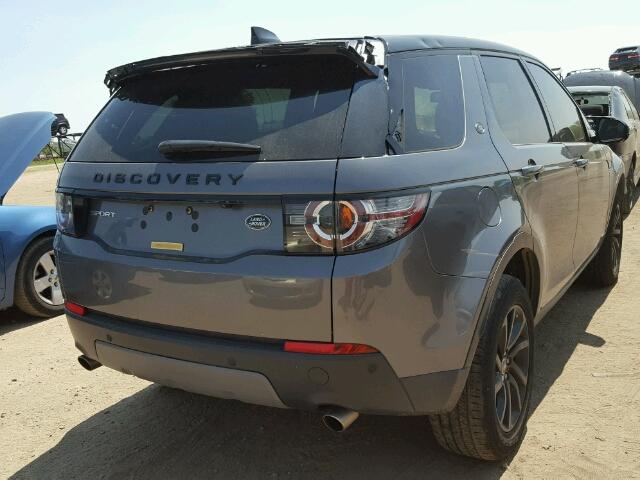 SALCP2BG1HH679264 - 2017 LAND ROVER DISCOVERY GRAY photo 4