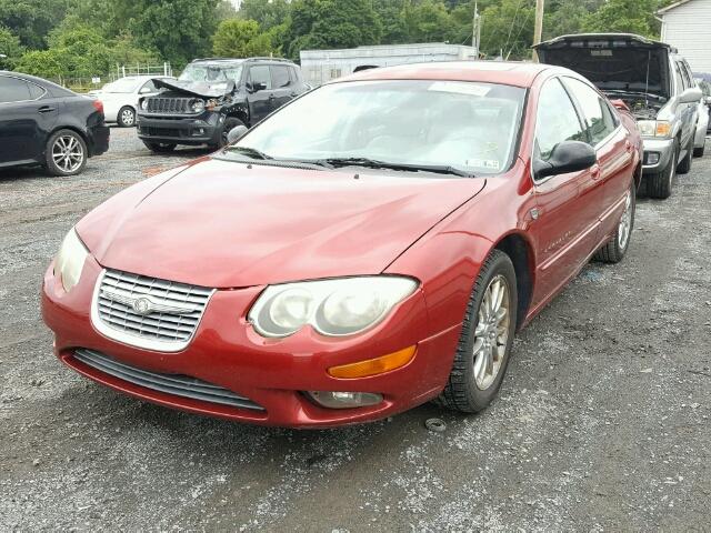 2C3HE66G61H588838 - 2001 CHRYSLER 300M BURGUNDY photo 2