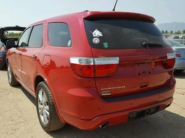 1D4SE6GT2BC683224 - 2011 DODGE DURANGO R/ RED photo 3