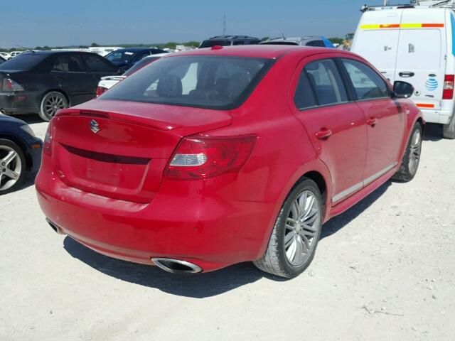 JS2RE9A80B6110652 - 2011 SUZUKI KIZASHI RED photo 4