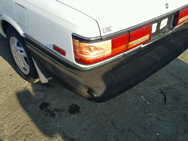 JT2SV21E9L0347792 - 1990 TOYOTA CAMRY DLX WHITE photo 9