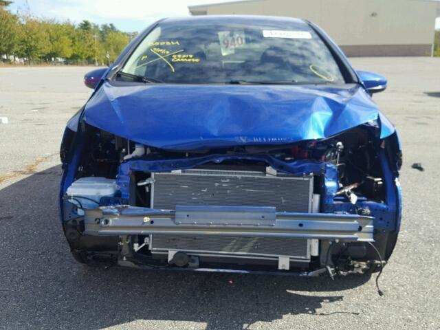 3HGGK5G55HM704521 - 2017 HONDA FIT LX BLUE photo 9