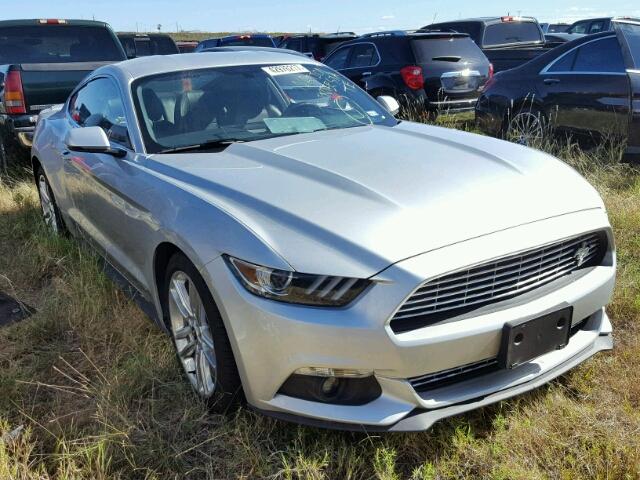 1FA6P8TH2H5292342 - 2017 FORD MUSTANG SILVER photo 1