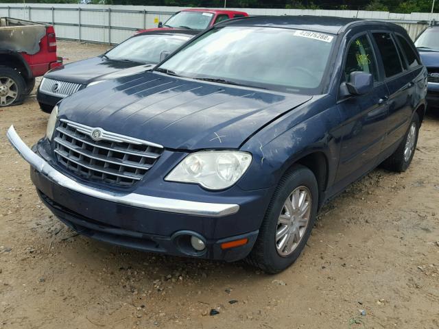 2A8GM68X97R350727 - 2007 CHRYSLER PACIFICA T BLUE photo 2