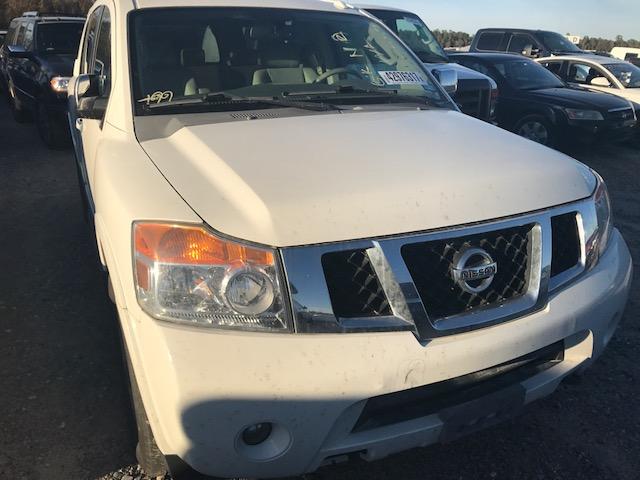 5N1BA0ND2AN618440 - 2010 NISSAN ARMADA SE WHITE photo 1