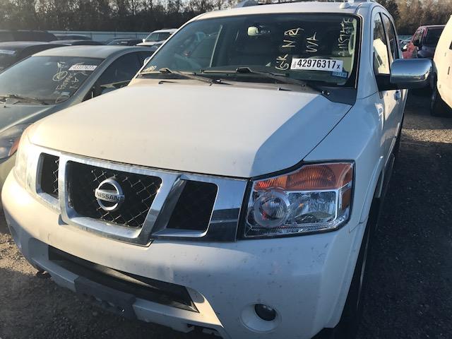 5N1BA0ND2AN618440 - 2010 NISSAN ARMADA SE WHITE photo 2